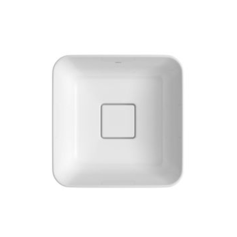 Cuba Quadrada de Sobrepor Deca 30cm Branco Slim - L.21030.17