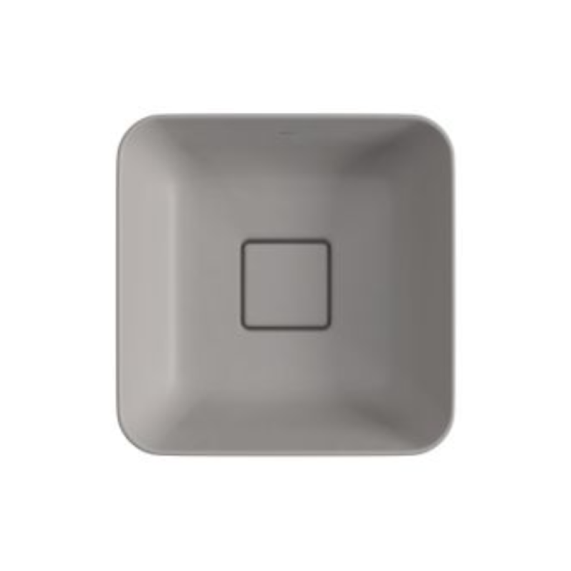 Cuba Quadrada de Sobrepor Deca 30cm Soft Antracite Slim - L.21030.85