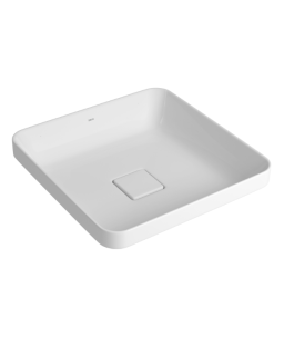 Cuba Quadrada Sobrepor Deca 40cm Branco Slim - L.21040.17