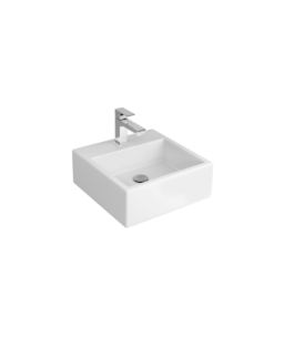 Cuba Quadrada Suspensa com Mesa 41cm Branco L.73S.17