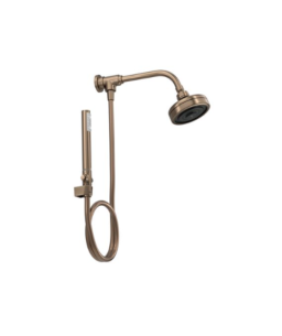Kit Chuveiro da Deca Acqua Plus com Desviador e Ducha Manual Corten 1990.CTMT.STDKIT.N