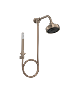 Kit Chuveiro da Deca Acqua Plus com Desviador e Ducha Manual Corten 1990.CTMT.STDKIT.N