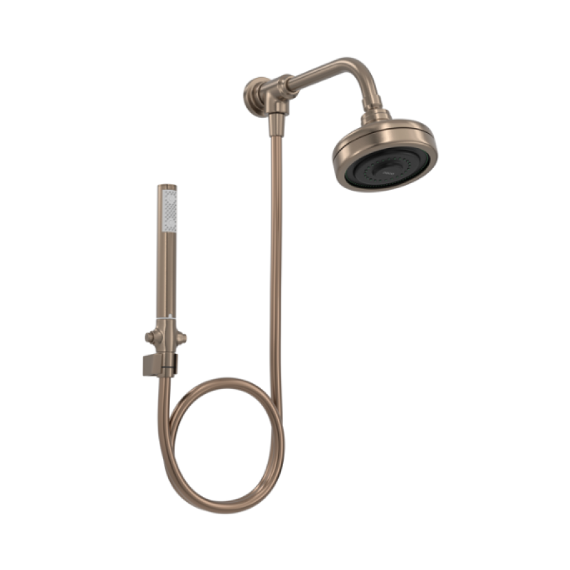Kit Chuveiro da Deca Acqua Plus com Desviador e Ducha Manual Corten 1990.CTMT.STDKIT.N