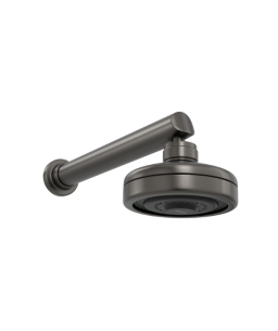 Chuveiro com Tubo Reto Parede Deca Acqua Plus Dark Antracite/Grafite 1990.GF.CT.MT