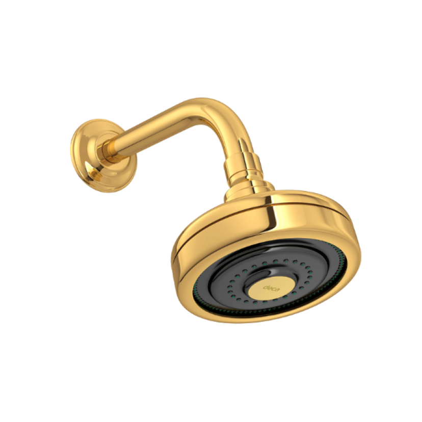 Chuveiro da Deca Acqua Plus Gold com Tubo Standard 1990.GL.STD