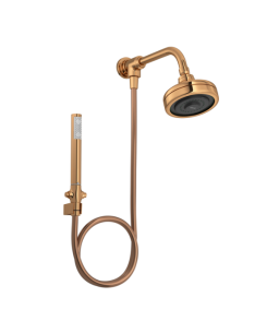 Kit Chuveiro da Deca Acqua Plus com Desviador e Ducha Manual Red Gold 1990.GLRD.STDKIT.N