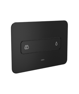 Acabamento Para Caixa Descarga Embutida Mecânica Black Matte Deca You 4900.BL01.MT