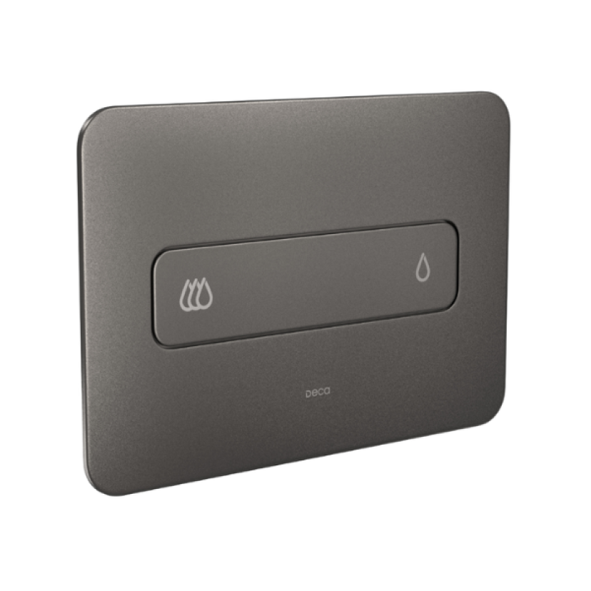 Acabamento Para Caixa Descarga Embutida Mecânica Dark Antracite Deca You 4900.GF01.MT