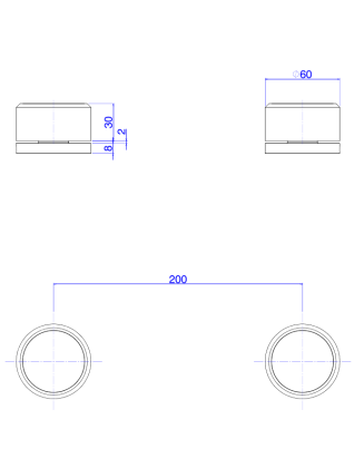 Acionamento para Misturador de Mesa Redondo Deca You Dynamic Gold 4992.LS104.MT