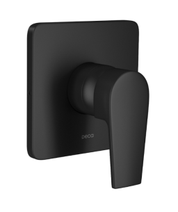 Acabamento para Monocomando de Chuveiro Deca Level Black Noir 4993.BL26.CHU.MT