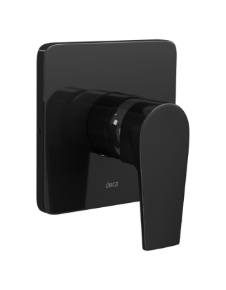 Acabamento para Monocomando de Chuveiro Deca Level Black Noir 4993.BL26.CHU.NO