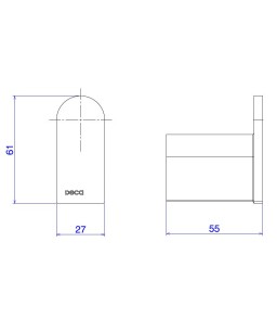 Cabide Versa Deca Corten 2060.CT31.MT 