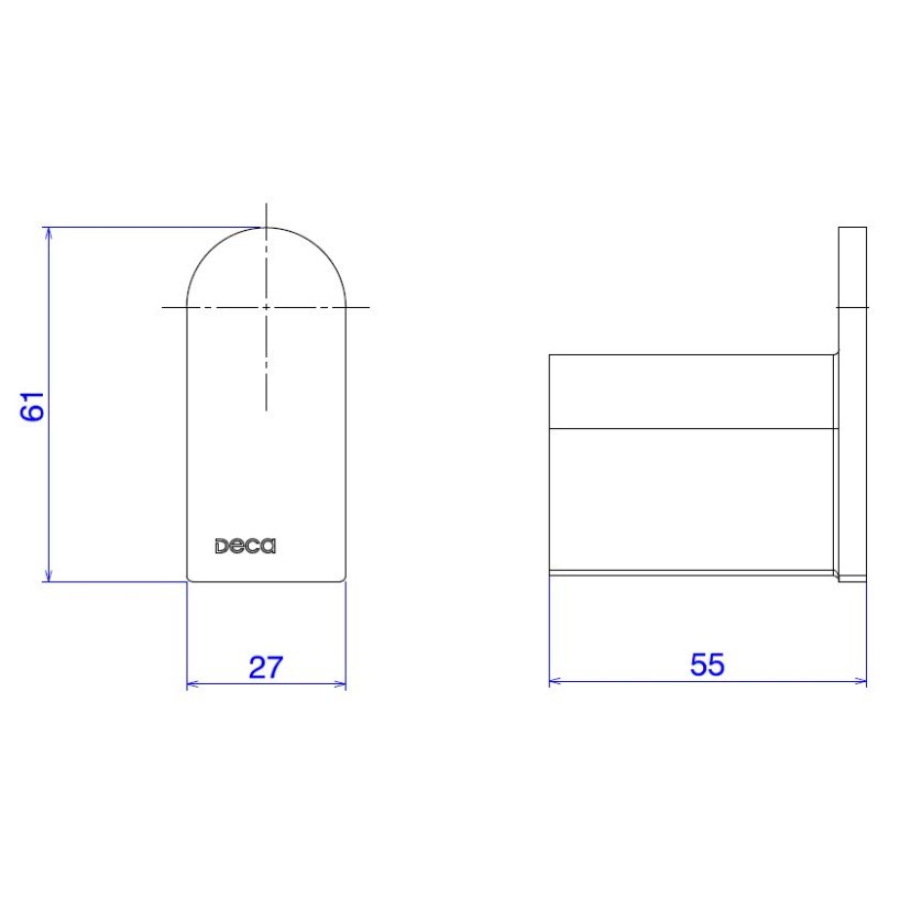 Cabide Versa Deca Black Matte 2060.CT31.MT