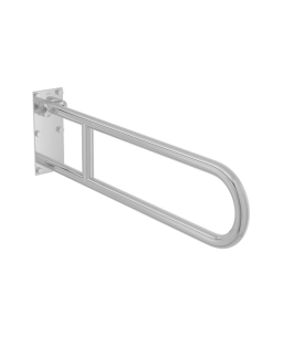 Barra De Apoio Lateral Articulada Deca Conforto 80cm Aço Polido 2315.I.080.POL.N