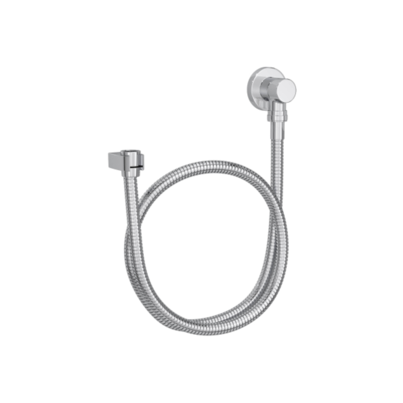 Kit flexível Redondo 1,70m com suporte para Ducha Manual Cromado 4605.C.170