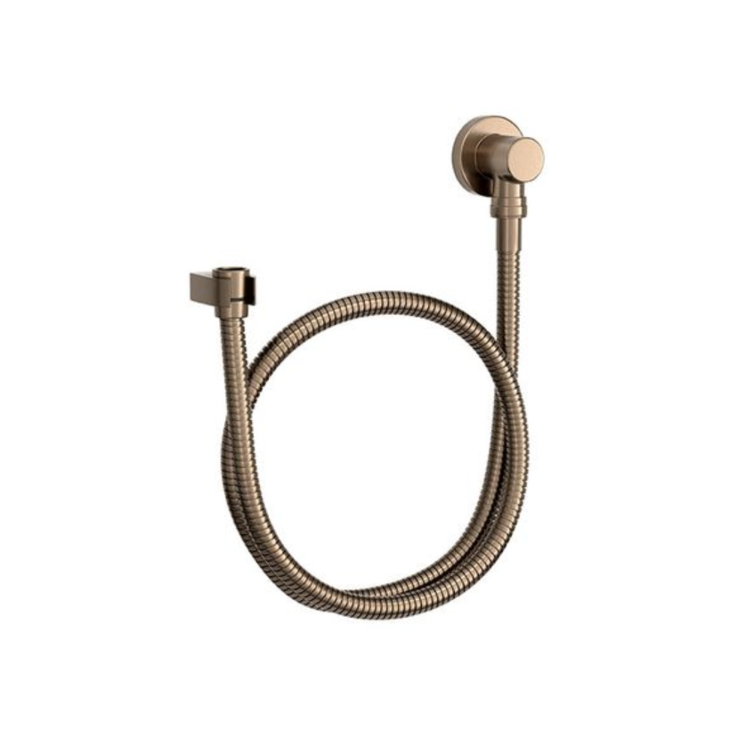 Kit flexível Redondo 1,70m com suporte para Ducha Manual Corten 4605.CT.170.MT