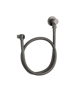 Kit flexível Redondo 1,70m com suporte para Ducha Manual Dark Antracite 4605.GF.170.MT