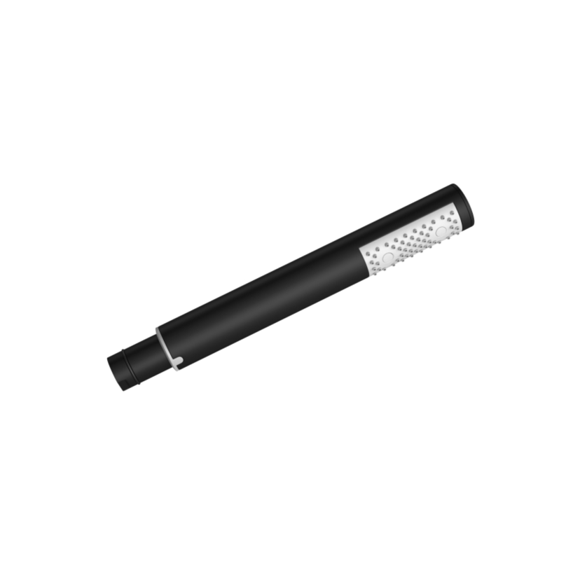 Ducha Manual Cilíndrica Black Matte Deca 4806.BL.CIL.MT