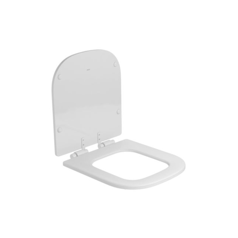 Assento Poliéster Slow Close Monocromático Branco Deca Axis/Quadra/Unic/Polo AP.217.BR.17