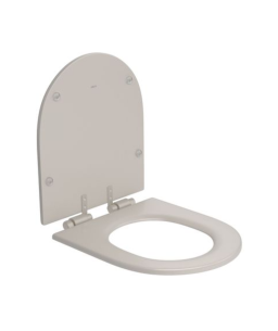 Assento Poliéster Slow Close Monocromático Barbante Deca Carrara/LK AP.237.BB.26