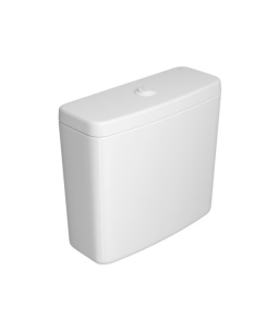 Caixa Acoplada Monocromática com Acionamento Duo Deca Branco CD.01F.BR.17