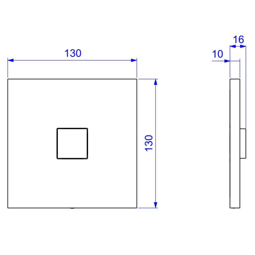 Kit Conversor para Válvula Hydra Summer Gold Deca Slim 4916.SM.SLM.MT