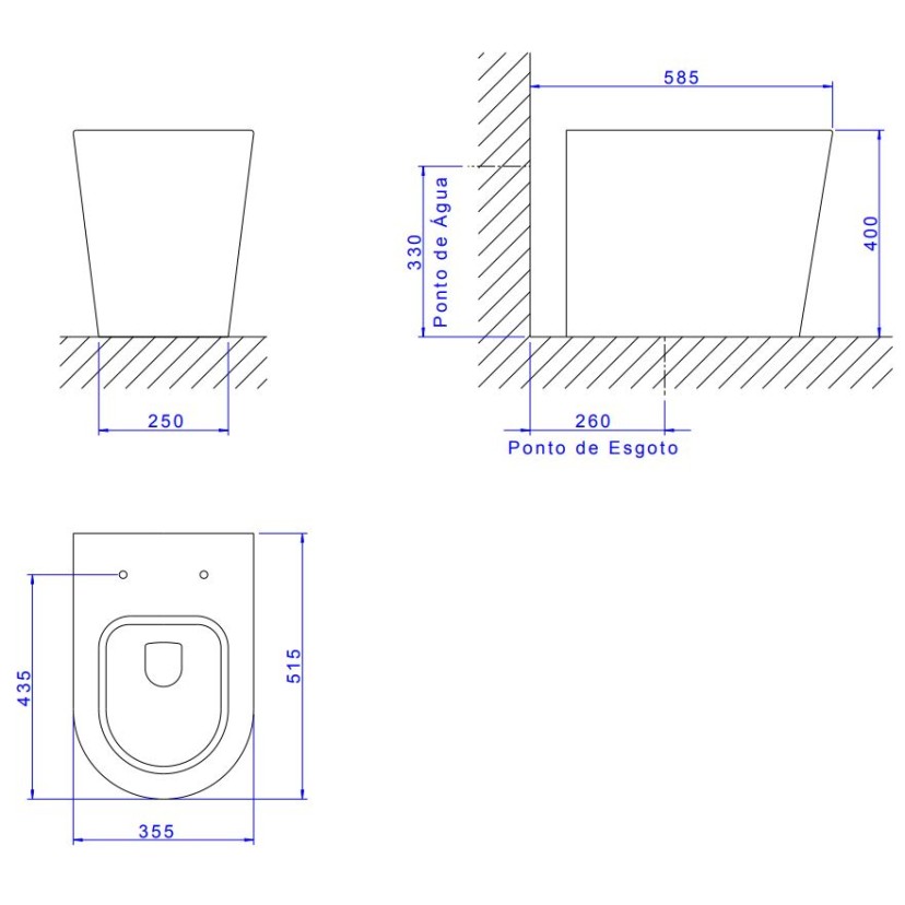Bacia Convencional Deca LK Ébano Fosco P.23.944