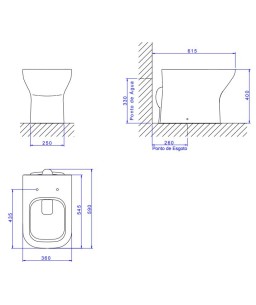 Bacia Convencional Axis Deca Ébano Fosco P.47.94