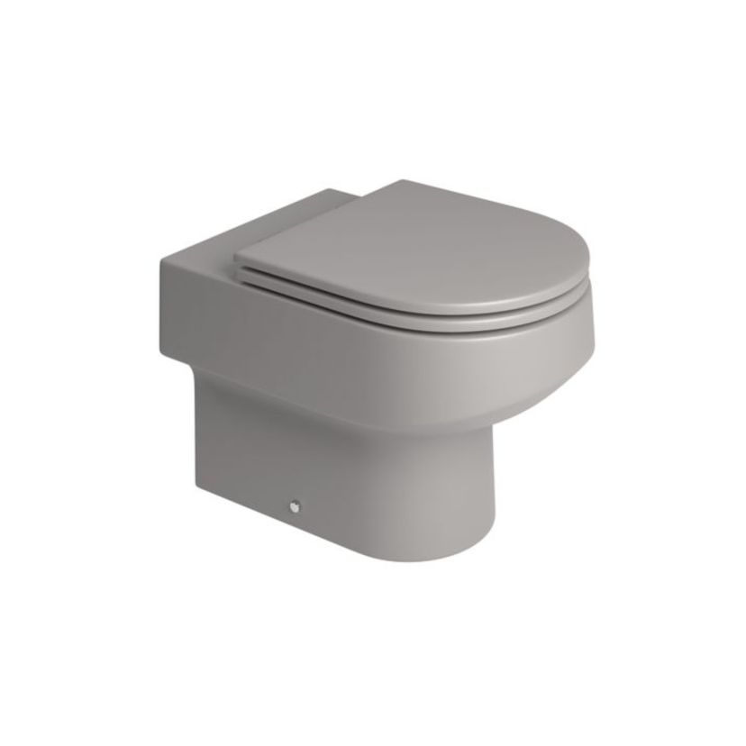 Bacia Convencional Deca Carrara Soft Antracite P.60.85