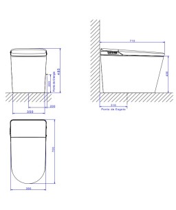Bacia Eletrônica High Tech 220V Deca Branco PAP.4002.17