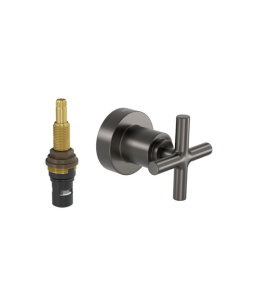 Acabamento Registro Pressao 1/2 e 3/4 Duna Classica Dark Antracite 4916.GF64.PQ.MT