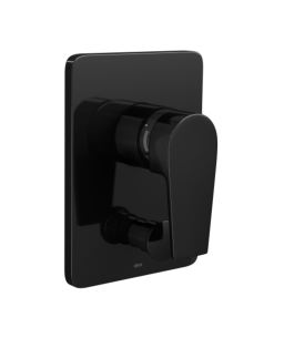 Acabamento Monocomando 4 vias para Chuveiro e Banheira Level  Black Noir 4994.BL26.NO
