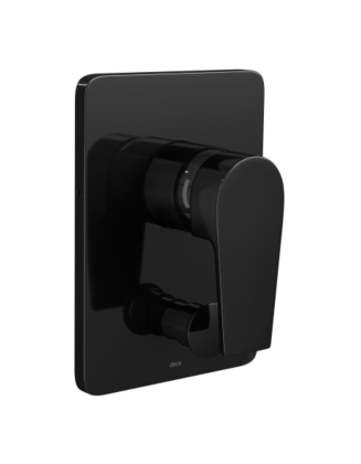 Acabamento Monocomando 4 vias para Chuveiro e Banheira Level  Black Noir 4994.BL26.NO