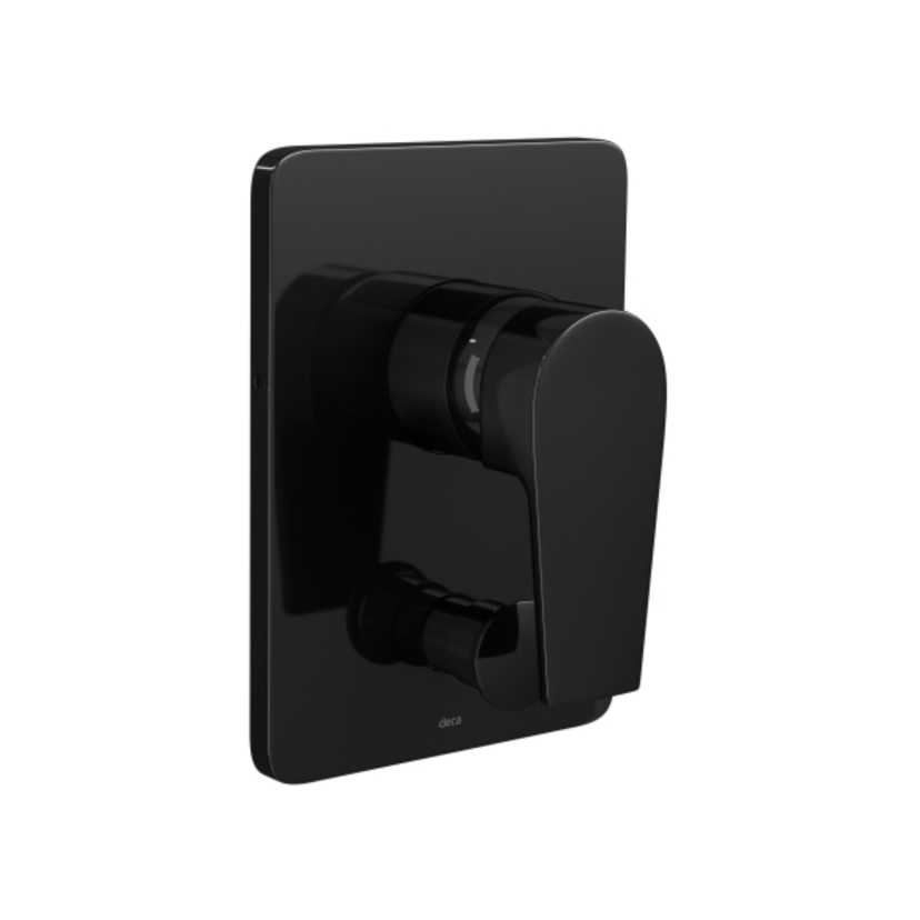 Acabamento Monocomando 4 vias para Chuveiro e Banheira Level  Black Noir 4994.BL26.NO