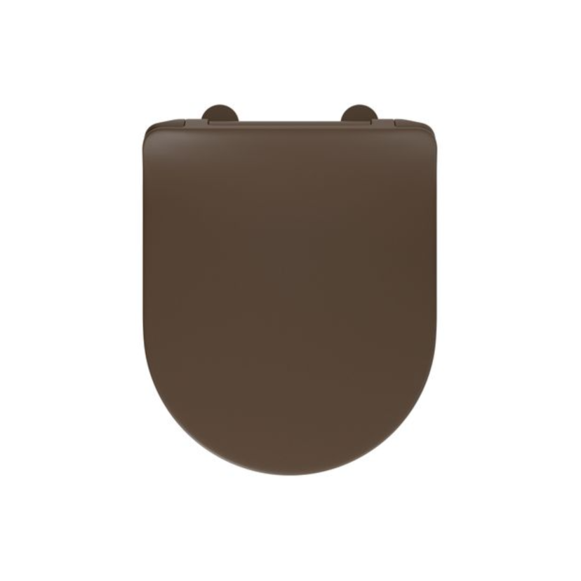 Assento Termofixo com Slow Close e Easy Clean Deca Marrom Fosco LK/Carrara AP.2362.22