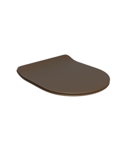 Assento Termofixo com Slow Close e Easy Clean Deca Marrom Fosco LK/Carrara AP.2362.22