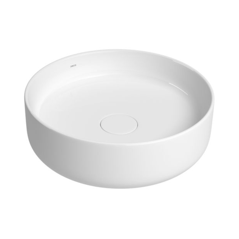 Cuba de Apoio Redonda 40cm Branco Deca Slim L.12040.17