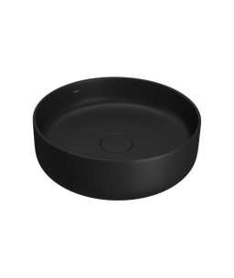Cuba de Apoio Redonda 40cm Ébano Fosco Deca Slim L.12040.94