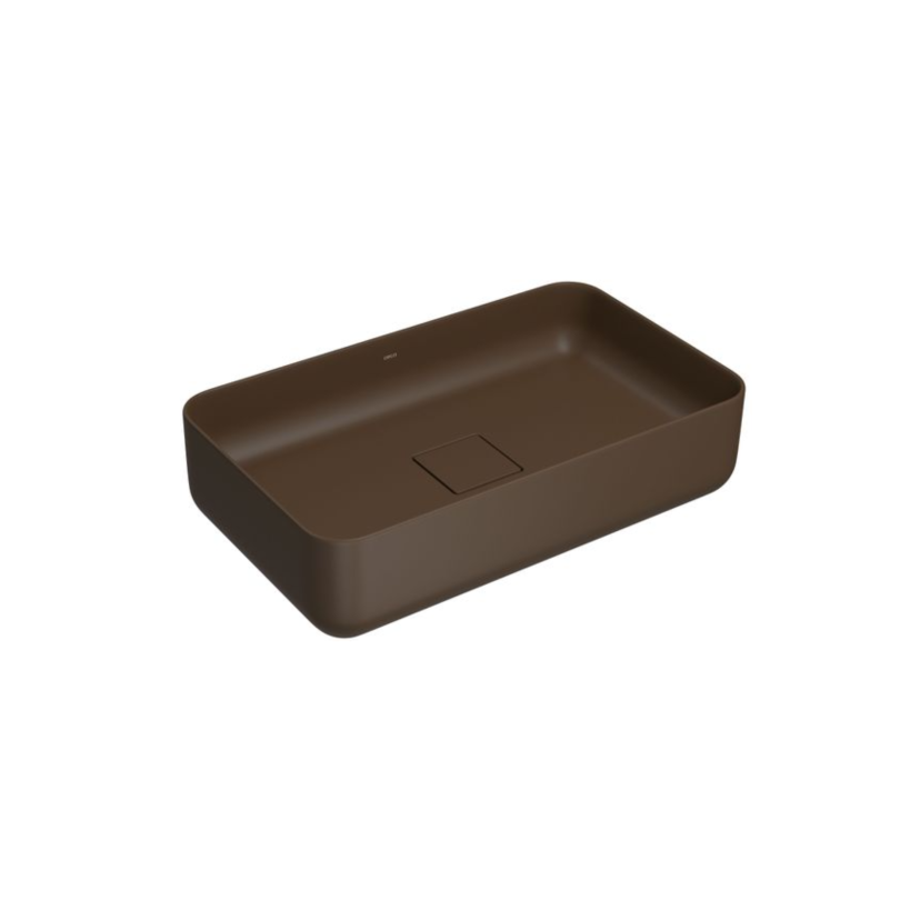 Cuba de Apoio Retangular 50cm Marrom Fosco Deca Slim L.13050.22