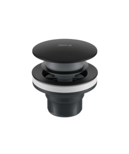 Válvula de Escoamento Click para Lavatório, Cuba e Bidê Black Matte 1601.BL.CLI.MT