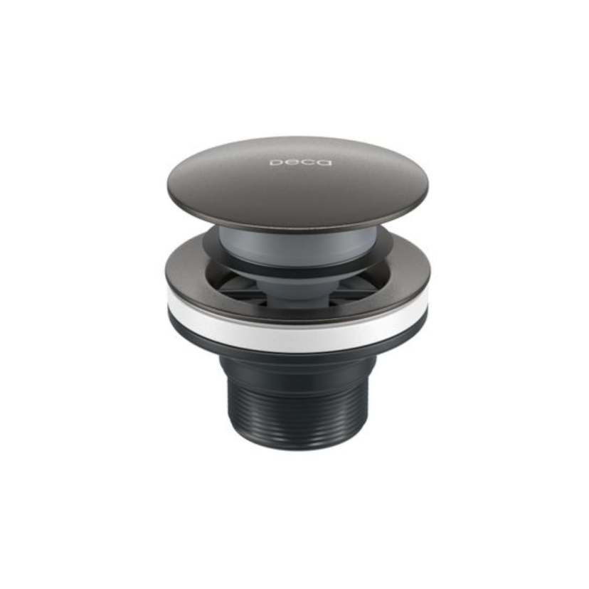 Válvula de Escoamento Click para Lavatório, Cuba e Bidê Dark Antracite 1601.GF.CLI.MT