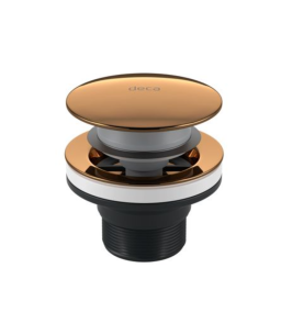  Válvula de Escoamento Click para Lavatório, Cuba e Bidê Red Gold 1601.GL.CLI.RD