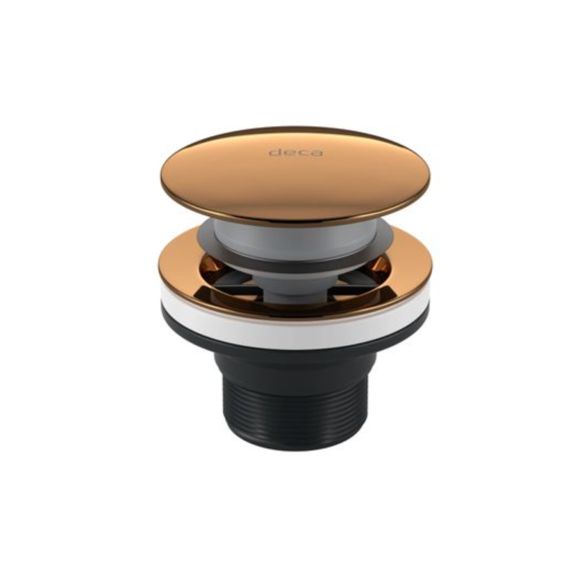  Válvula de Escoamento Click para Lavatório, Cuba e Bidê Red Gold 1601.GL.CLI.RD