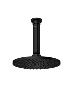 Chuveiro Aquamax com Tubo Teto Black Matte Deca 1998.BL.TET.MT