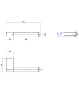 Papeleira Deca You Corten 2020.CT104.MT