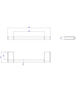 Porta Toalha de Rosto Deca You Corten 2050.CT104.MT
