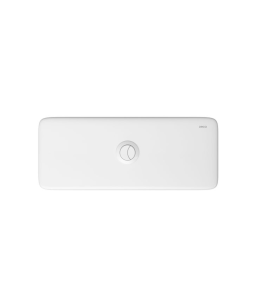 Caixa Acoplada Monocromática com Acionamento Duo Deca Axis Branco CD.21F.BR.17