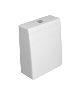 Caixa Acoplada com Acionamento Duo Branco Deca LK Botão Cromado CD.23F.17