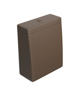 Caixa Acoplada Monocromática com Acionamento Duo Deca LK Marrom Fosco CD.23F.MRFC.22