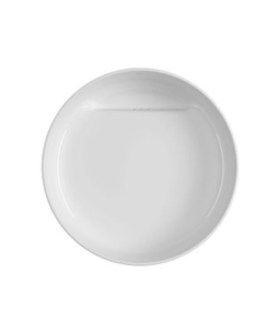 Cuba de Apoio Redonda 40cm com Válvula Oculta Branco Deca Slim L.12040.VO.17